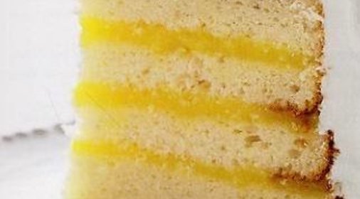 Торт с лимонным кремом и итальянской меренгой