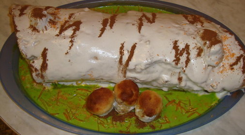 Светлая Пасха торт Полено