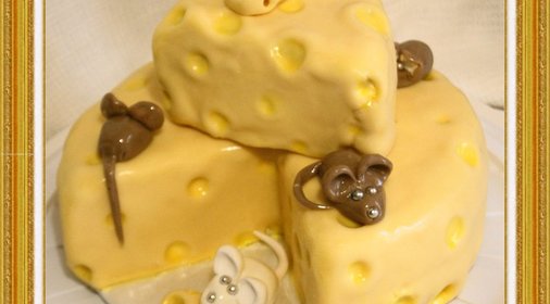 Торт Сыр с мышками