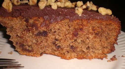 Сирийский манно-ореховый торт с шоколадом и финиками