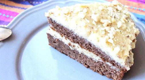 Гавайский торт с кремом шантильи