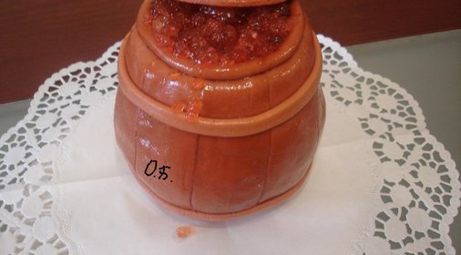 ТортБочонок с икрой
