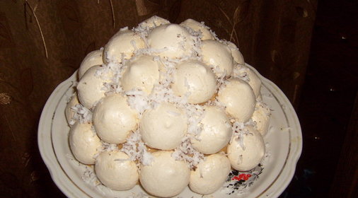 Торт Белый ежик