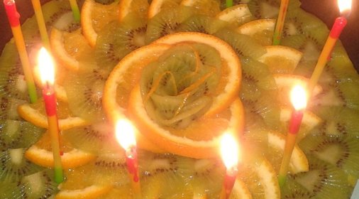 Торт Жёлто-зелёное счастье