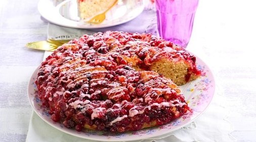 Клюквенный торт