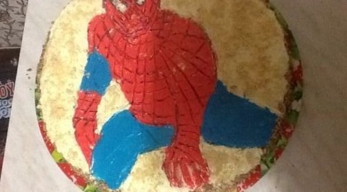 торт ЧЕЛОВЕК ПАУК