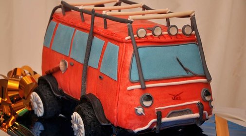Торт Тюнингованный УАЗ + бонус Торт Тилимилитрямдия для моих родных сестричек-двойняшек