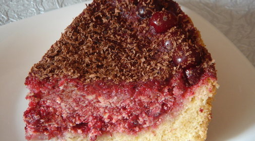 Торт-пирог с вишней