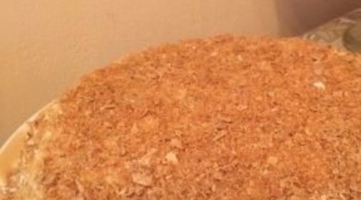 Трехцветный торт