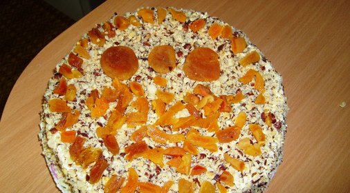 Торт с сухофруктами