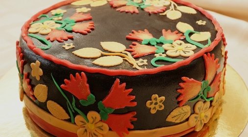 Торт Хохлома
