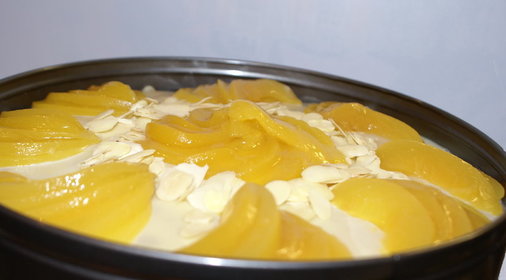 Торт Миндально-персиковый блюз