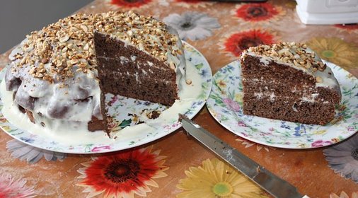 Торт Шоколад на кипятке