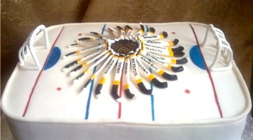 Торт Хоккейное поле