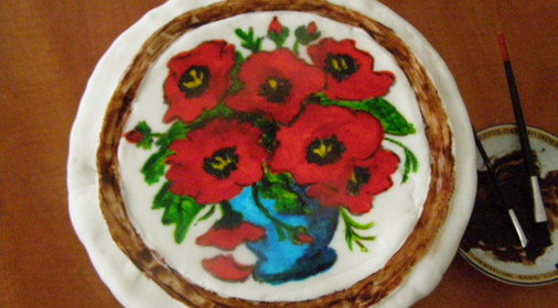 Картина на торте