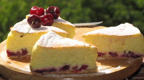 Торт с Черешней и вкусным кремом