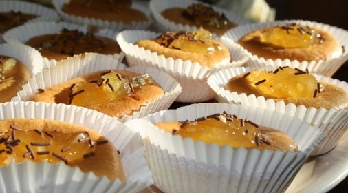 Тортинки к чаю Солнечные