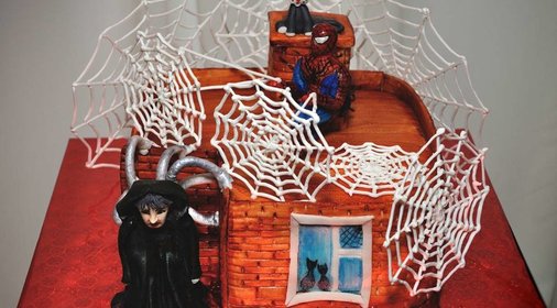 Торт Человек-Паук - 2. Последняя битва с доктором Октавиусом