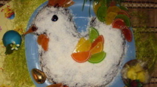 Пасхальный торт без выпечки