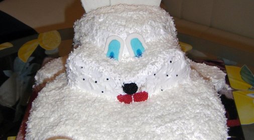 Торт Зайчишка для мальчишек