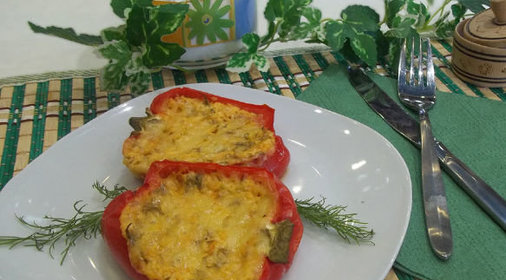 Торт с базиликом и помидорами