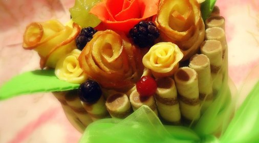 Торт Весенний букет