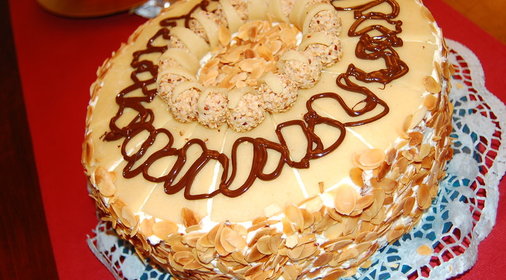 Торт Giotto с пьяной вишней (День Рожденский 2) :)