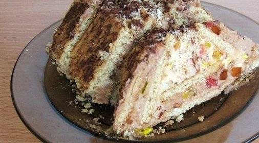 Торт без выпечки «Домик»