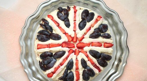 Торт По мотивам британского флага