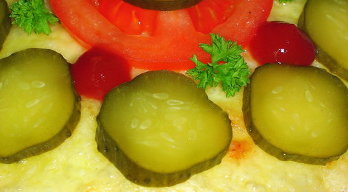 Омлетный торт с грибами (с фото)