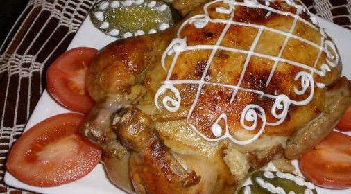 Торт с вареными фруктами