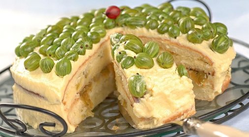Торт с крыжовником