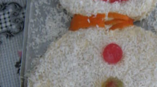 Торт «Снеговик»