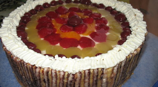 Торт Полосатая Шарлотта