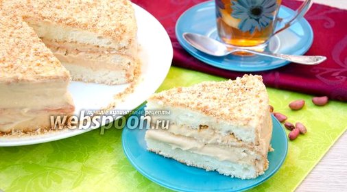Торт с арахисовым пралине