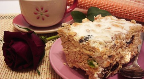 Торт «На завтра» за 10 минут. Без выпечки