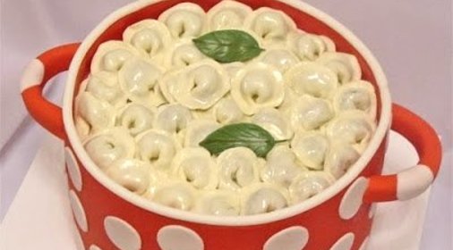 Торт Кастрюля с пельменями