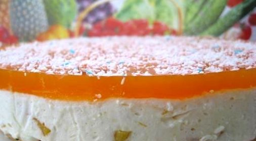 Персиковый торт