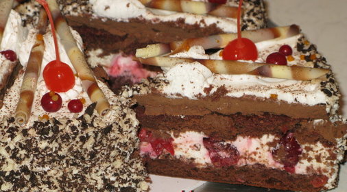 Торт А-ля Шварцвальд