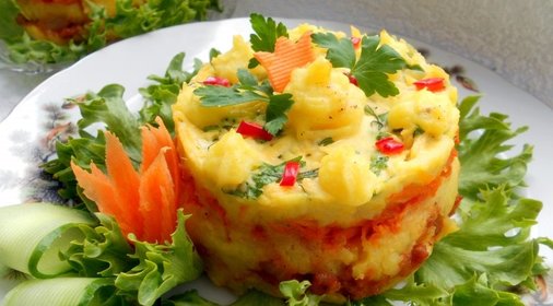 Картофельный тортик