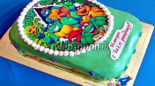 Торт «Черепашки ниндзя»