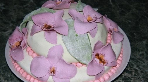 Торт «Орхидея»