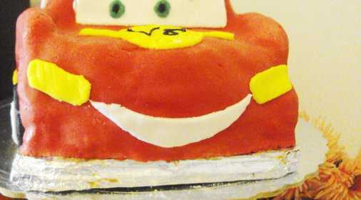 Торт-машина McQueen (Молния)