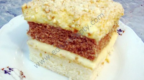 Пышный торт к чаю