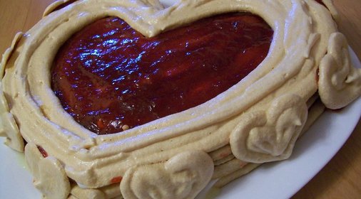 Торт Сердечко для дочки