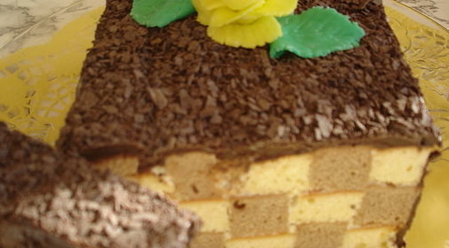 Шахматный торт