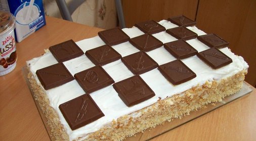 торт шахматная доска