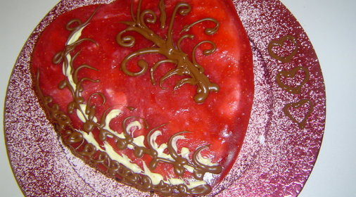 Тортик Ягода-малина в лес меня манила