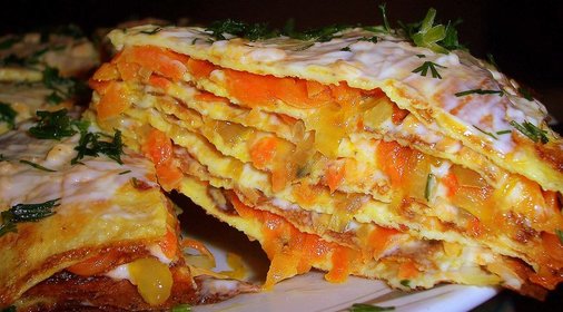 яичный торт