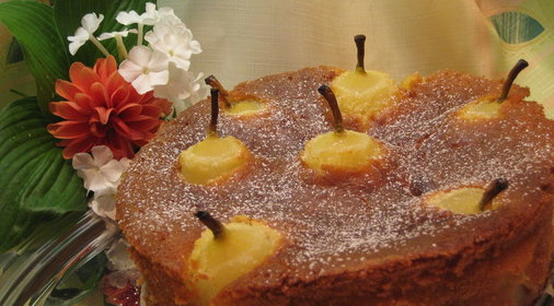 торт с Грушами